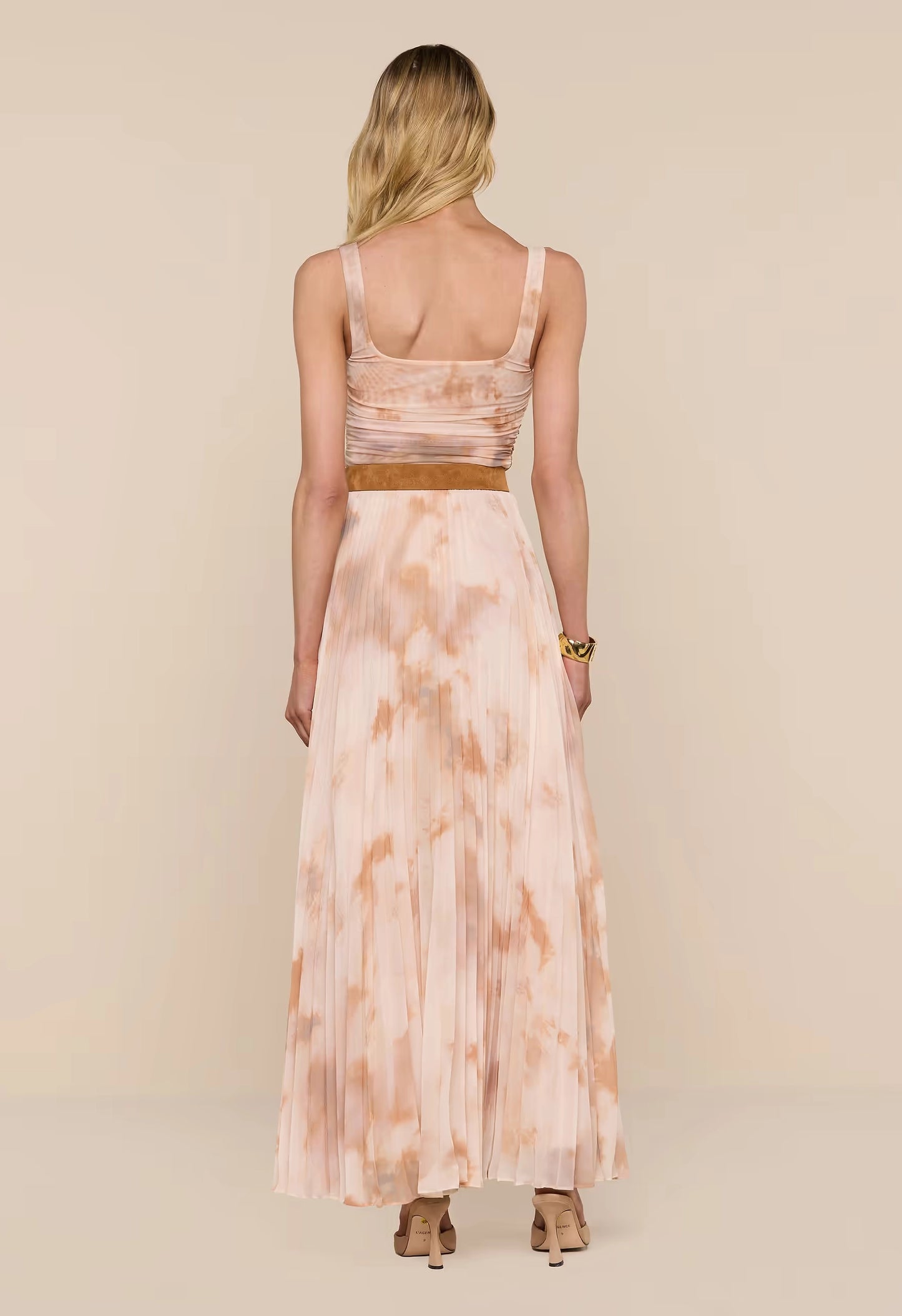 Torin Pleated Maxi Skirt