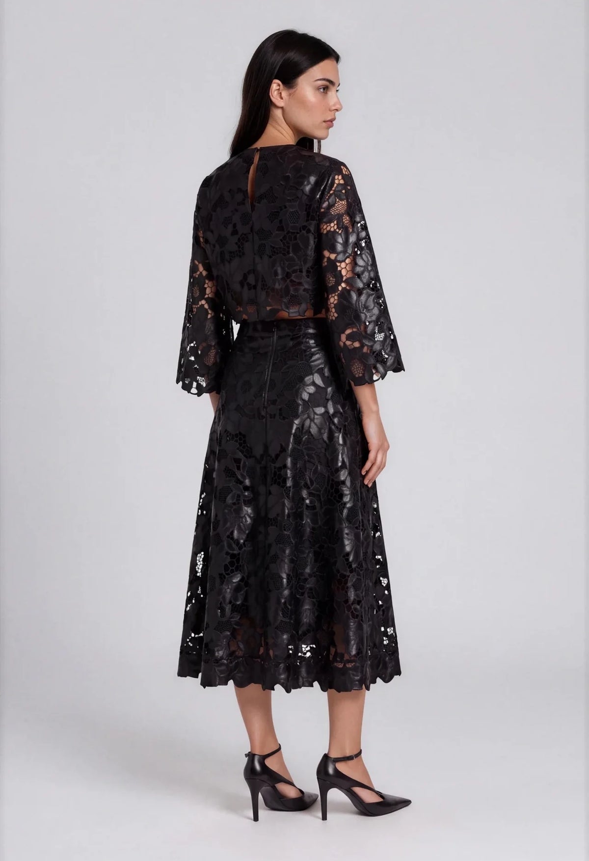 Twilight Embroidered Bell Sleeve Top