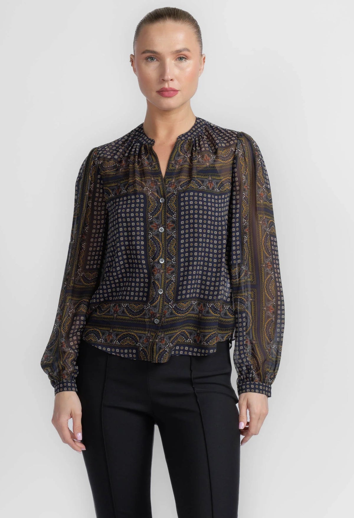 V-Neck Ashlynn Blouse