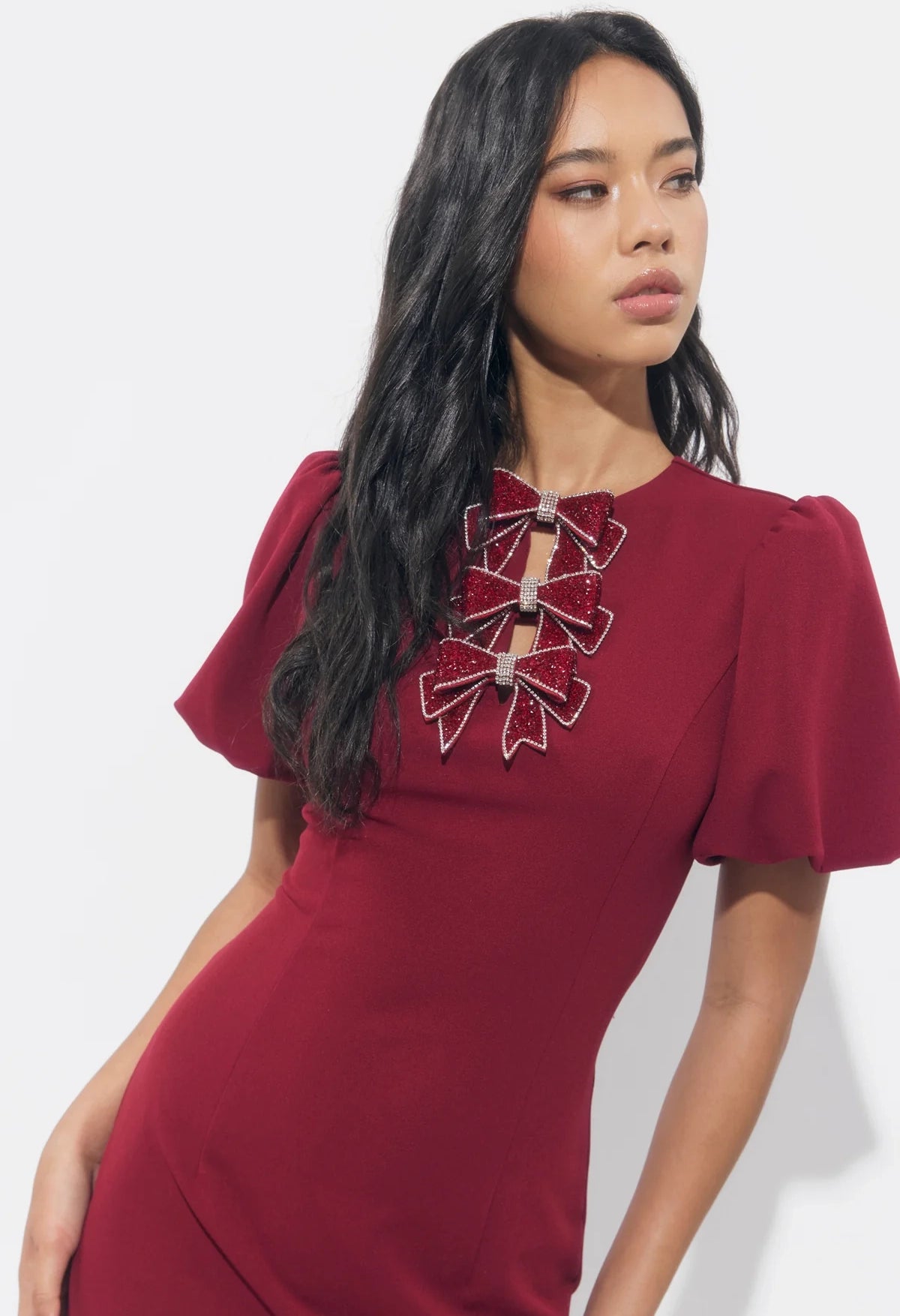 Wren Rhinestone Mini Dress