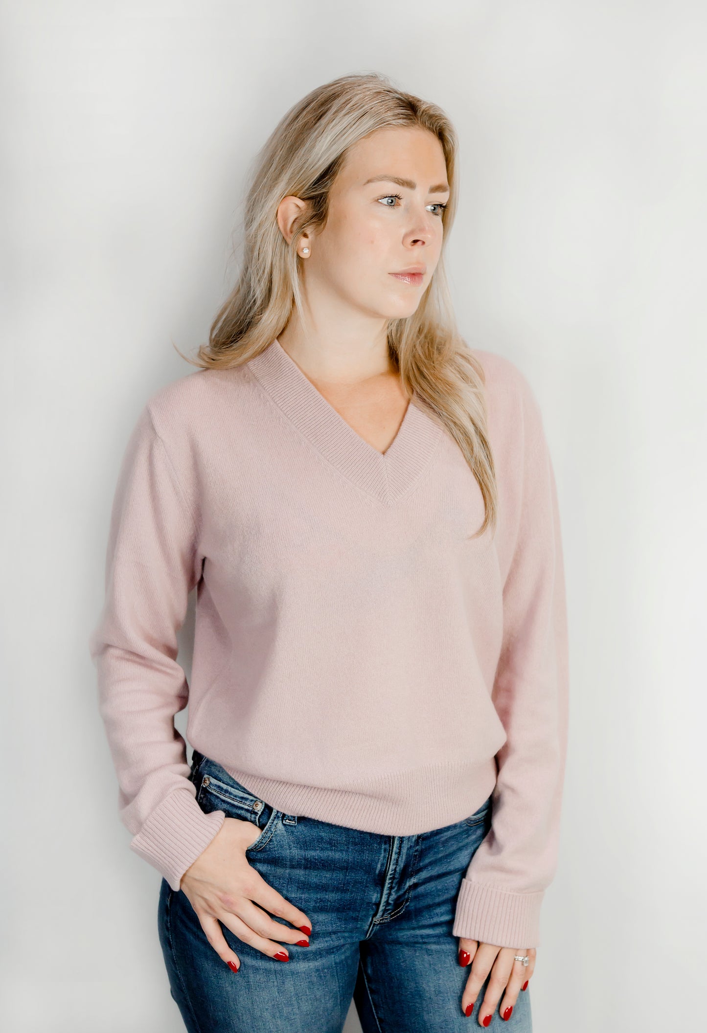 Rose Cashmere Sweater