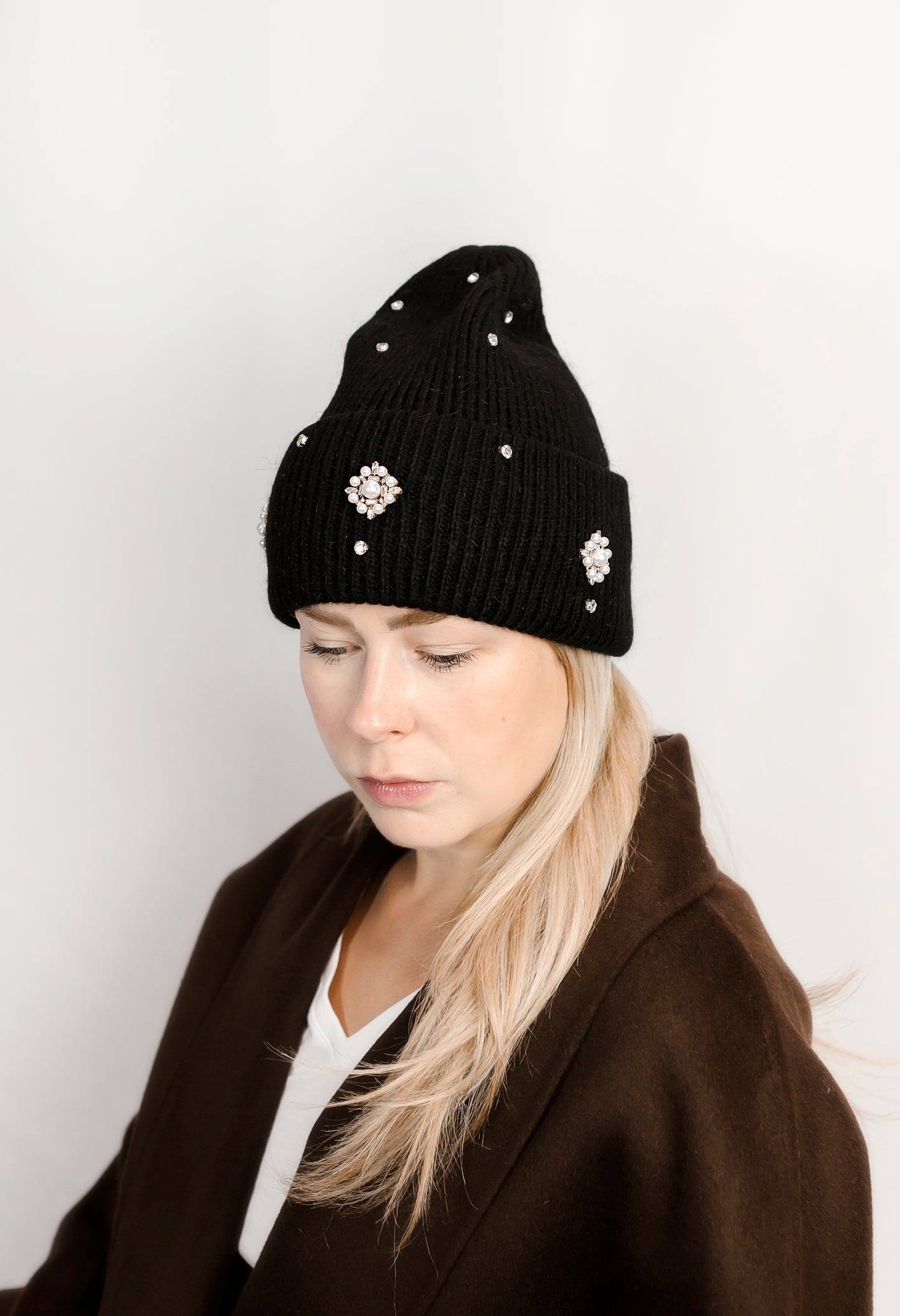 Embellished Toque - Black