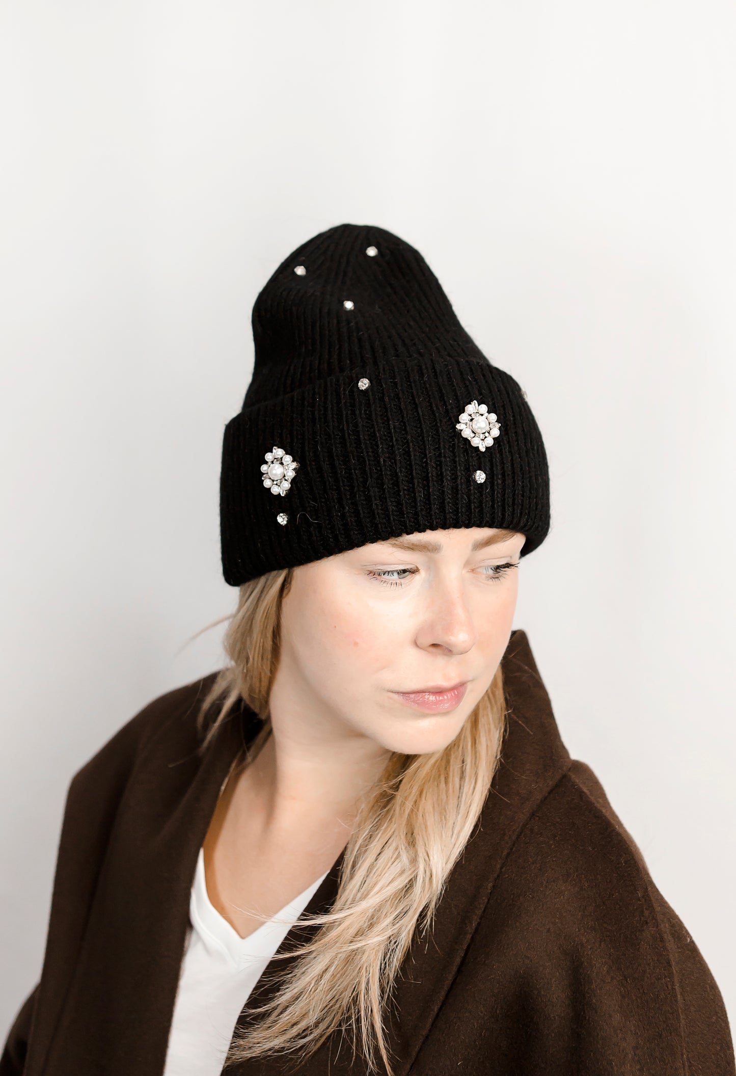 Embellished Toque - Black