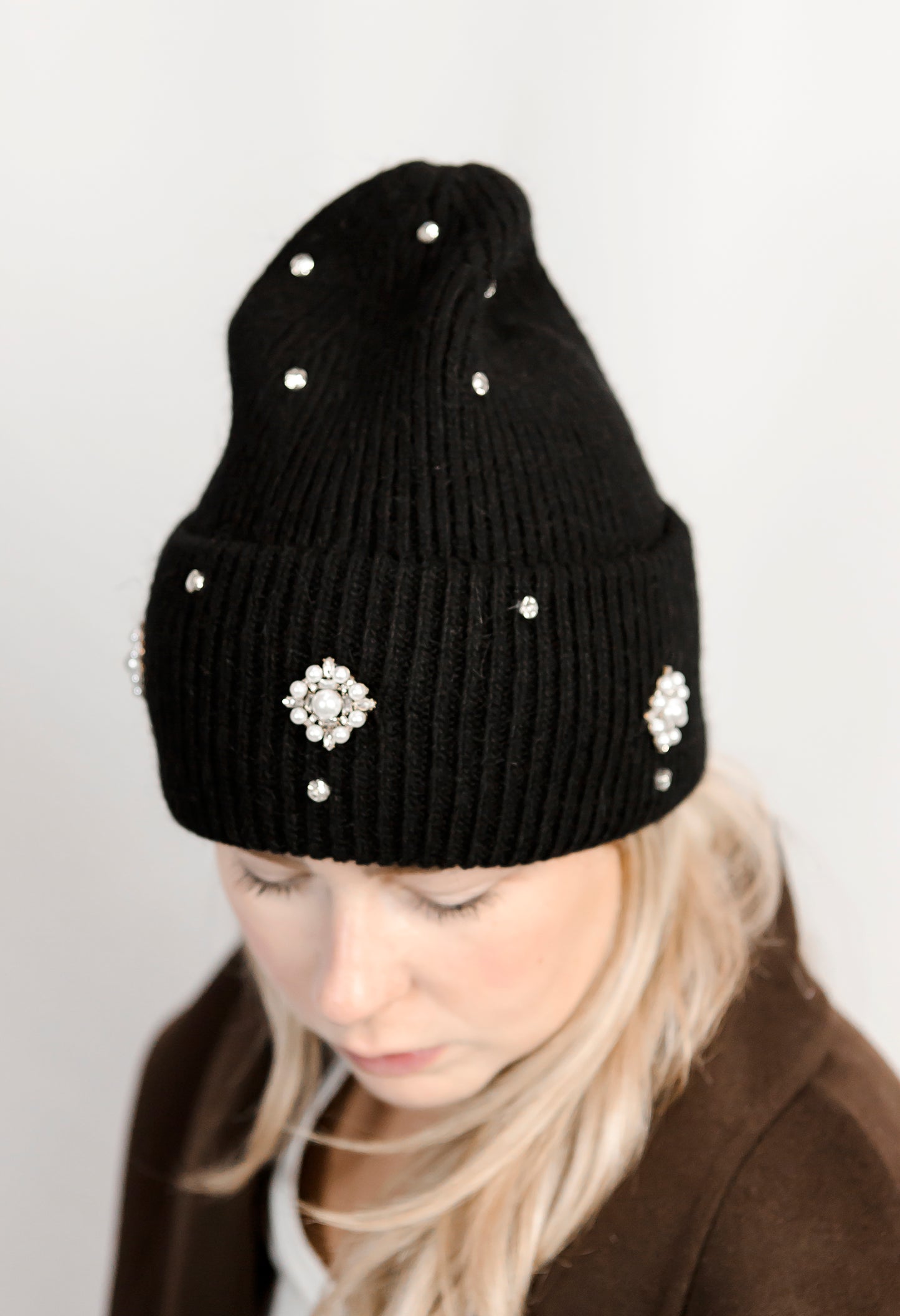 Embellished Toque - Black