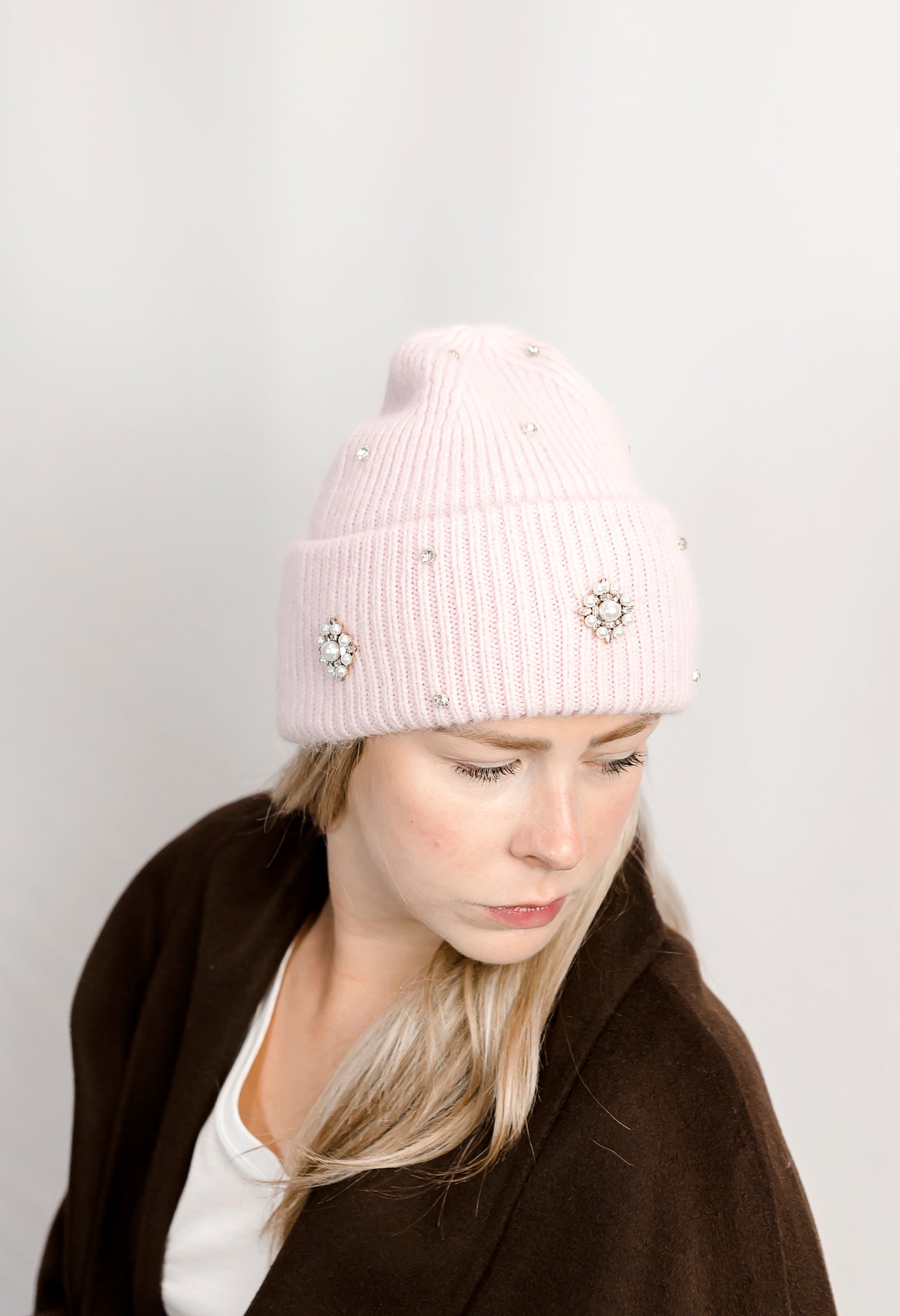 Embellished Toque - Pink