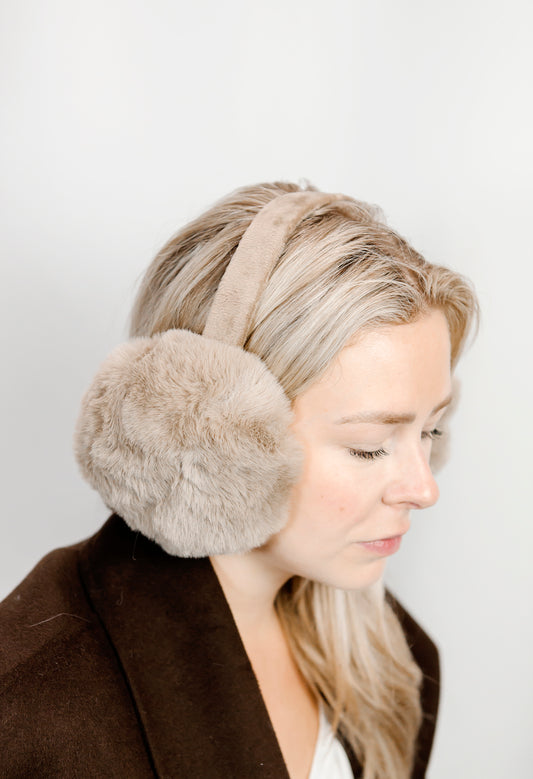 Ear Muffs - Taupe
