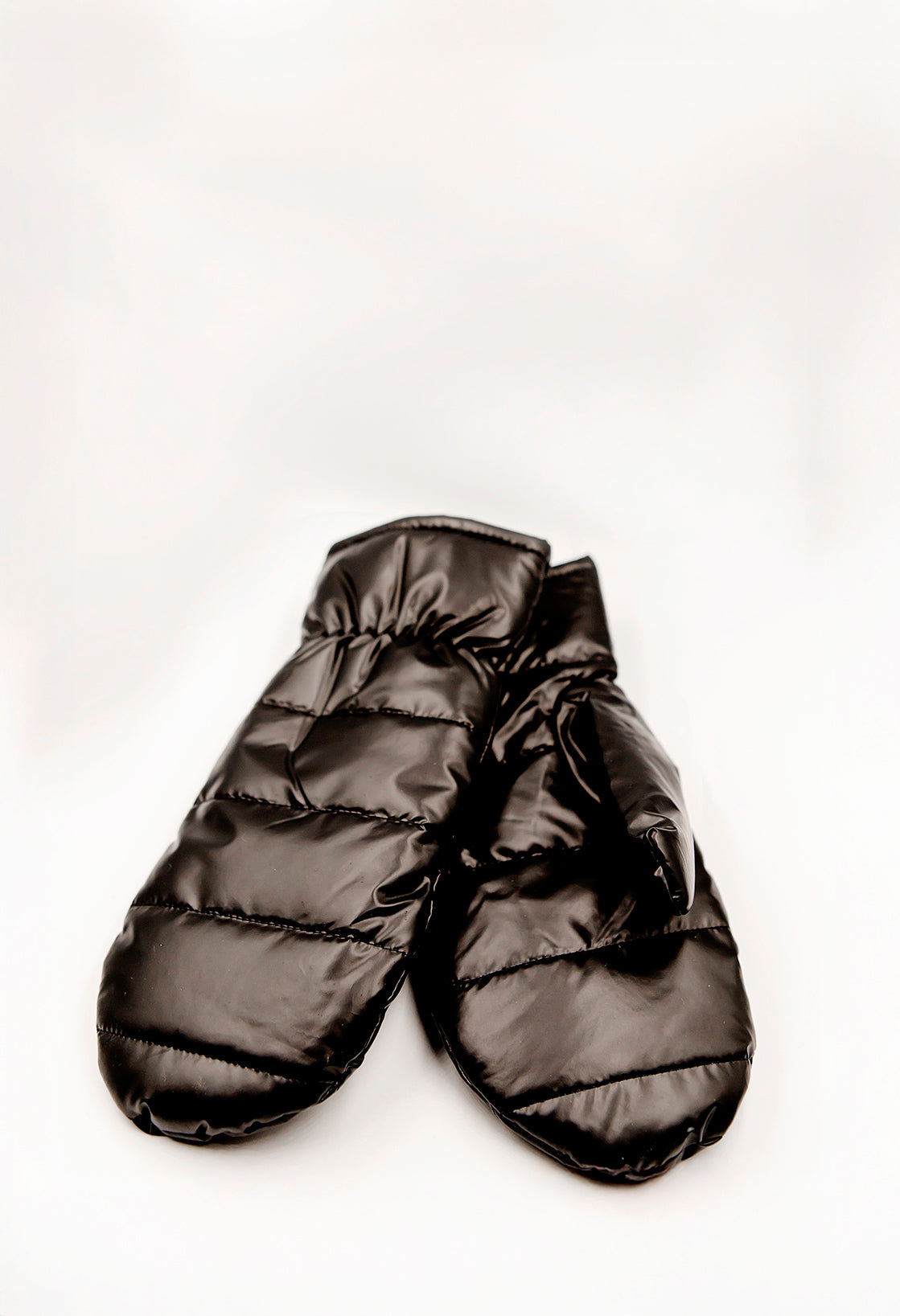 Quilted Mitts - Black