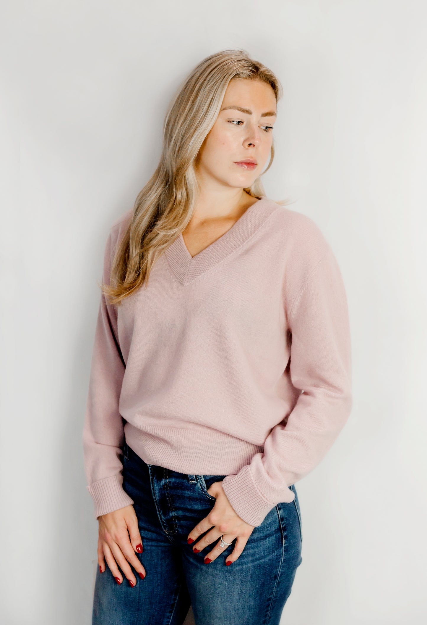 Rose Cashmere Sweater