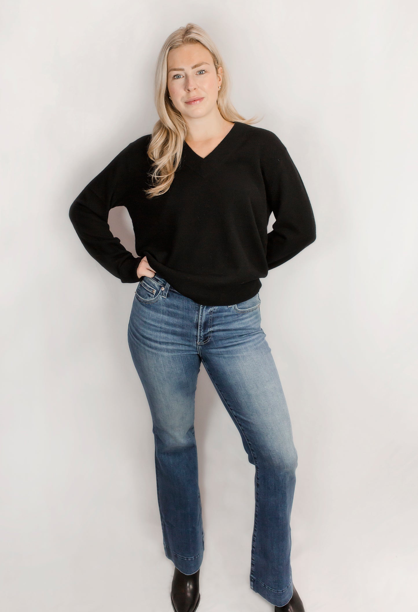 Black Cashmere Sweater