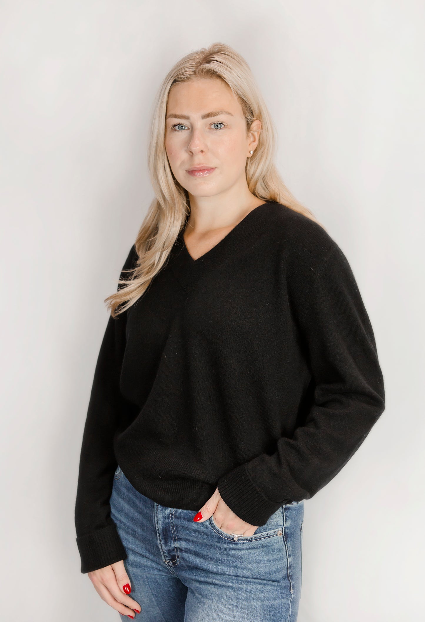 Black Cashmere Sweater