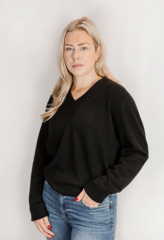 Black Cashmere Sweater