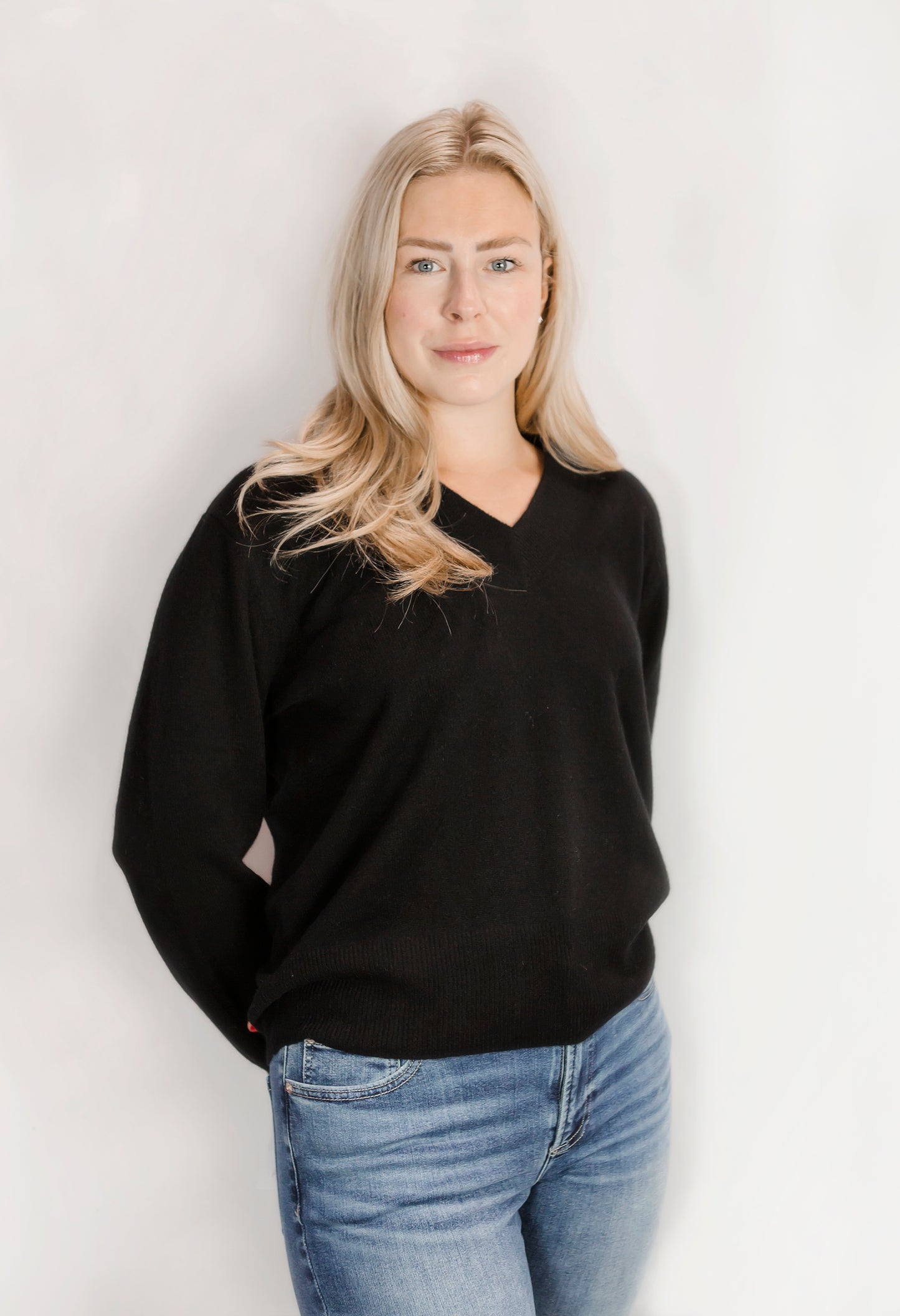 Black Cashmere Sweater