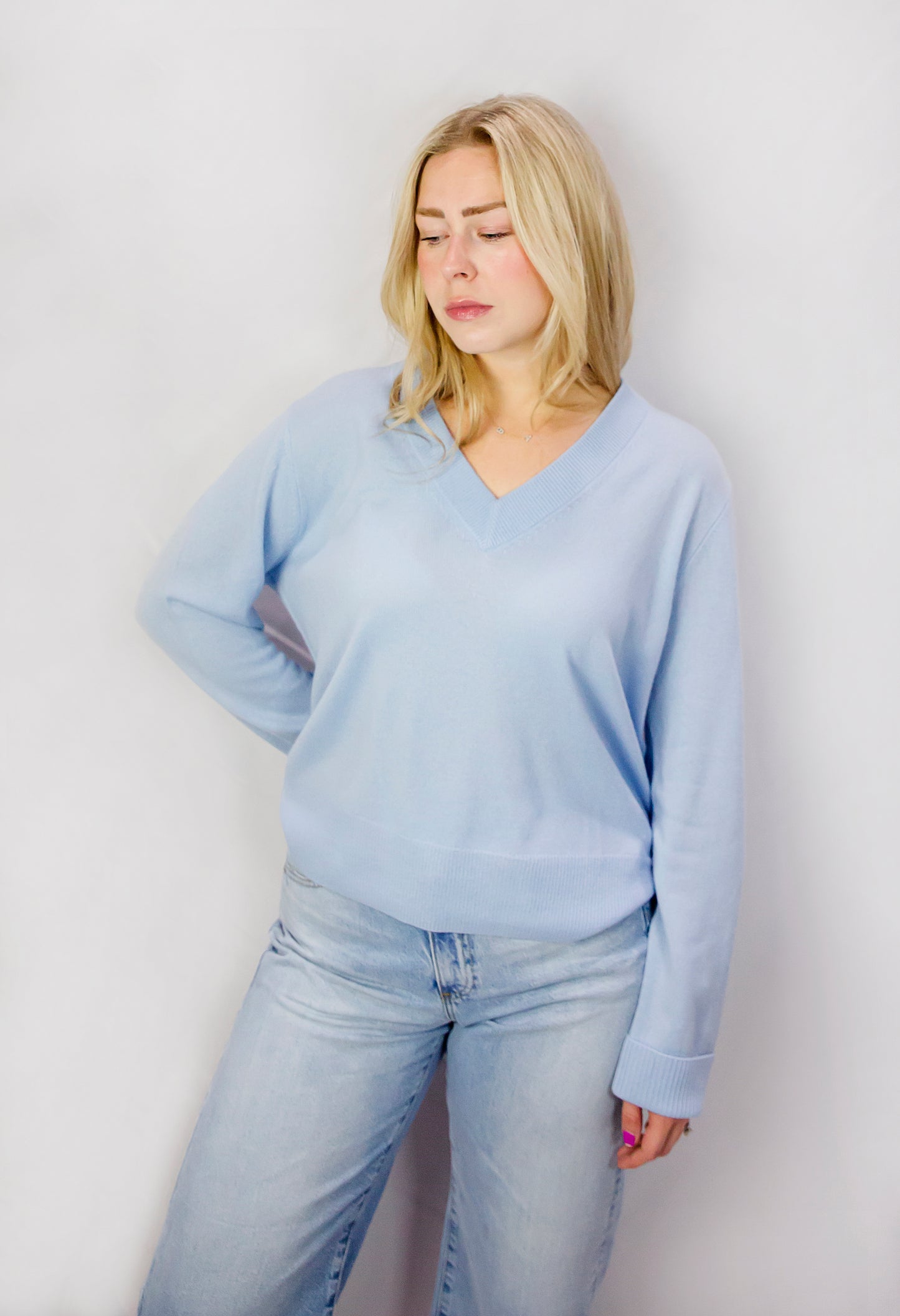 V-Neck Cashmere Sweater