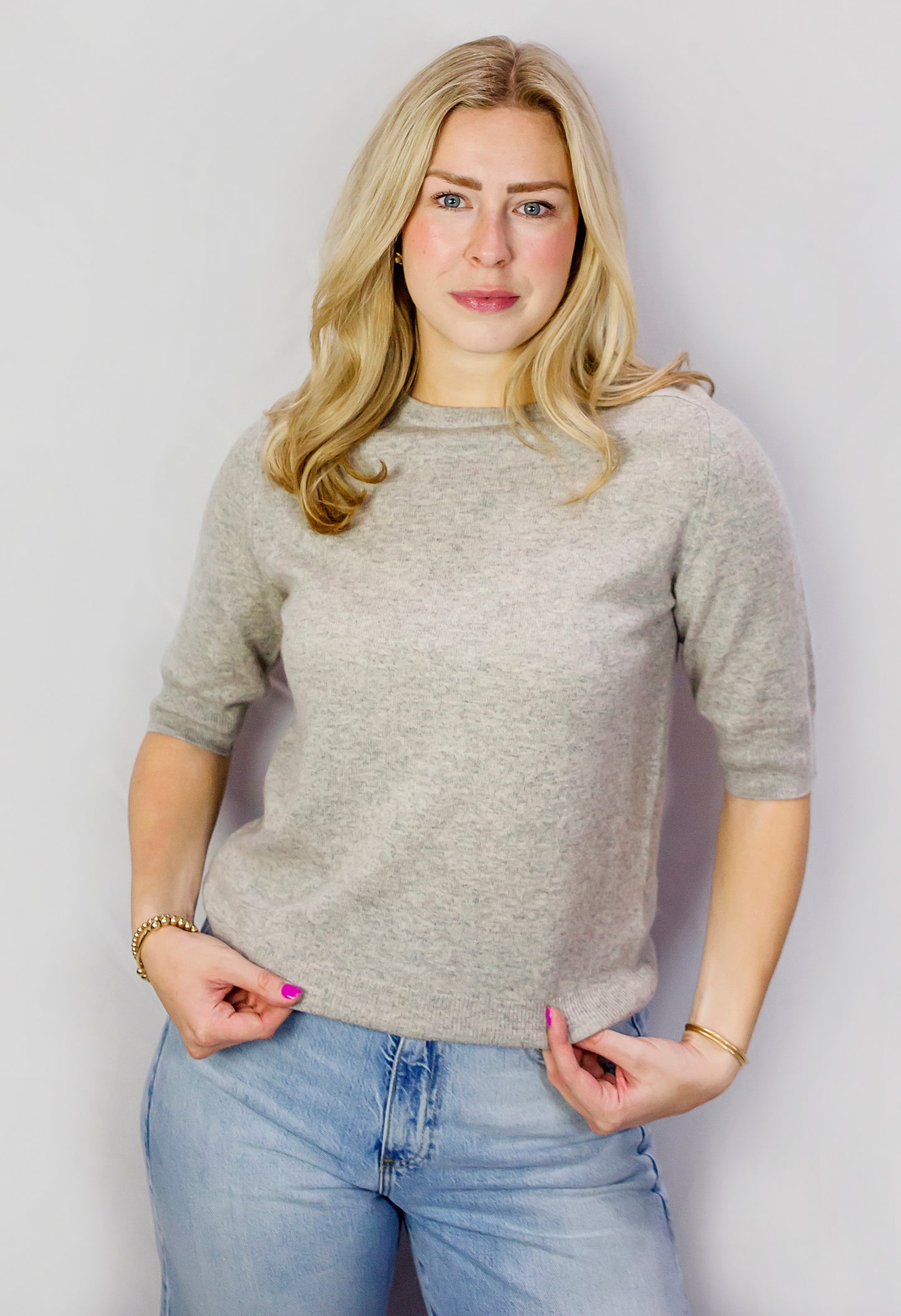 Crewneck Cashmere Tee