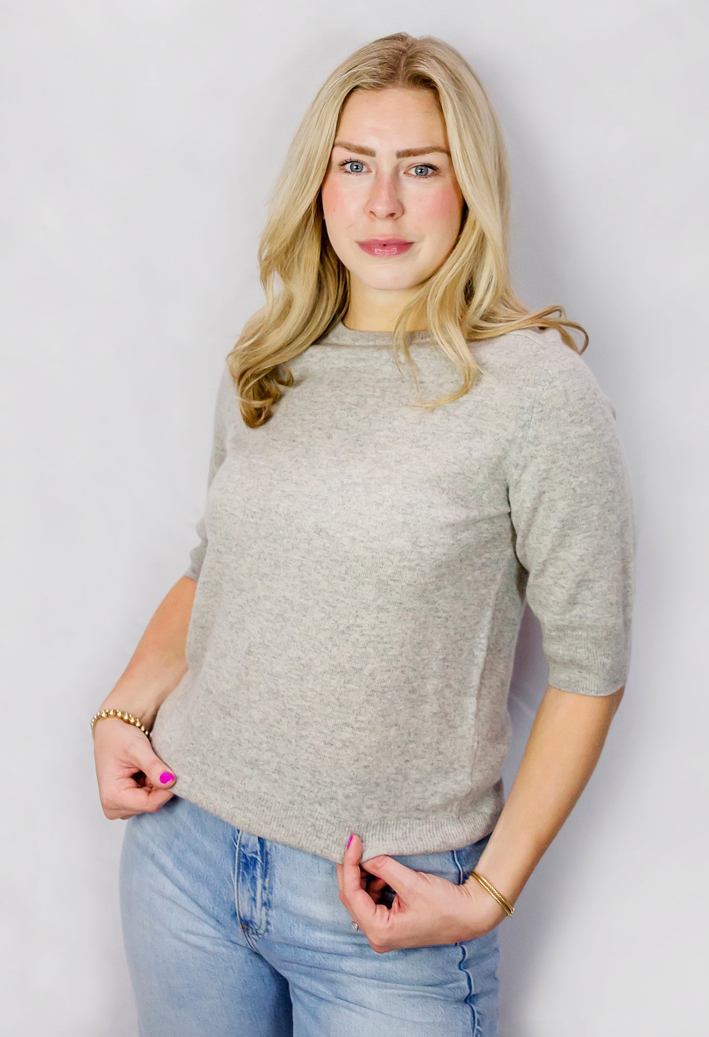 Crewneck Cashmere Tee