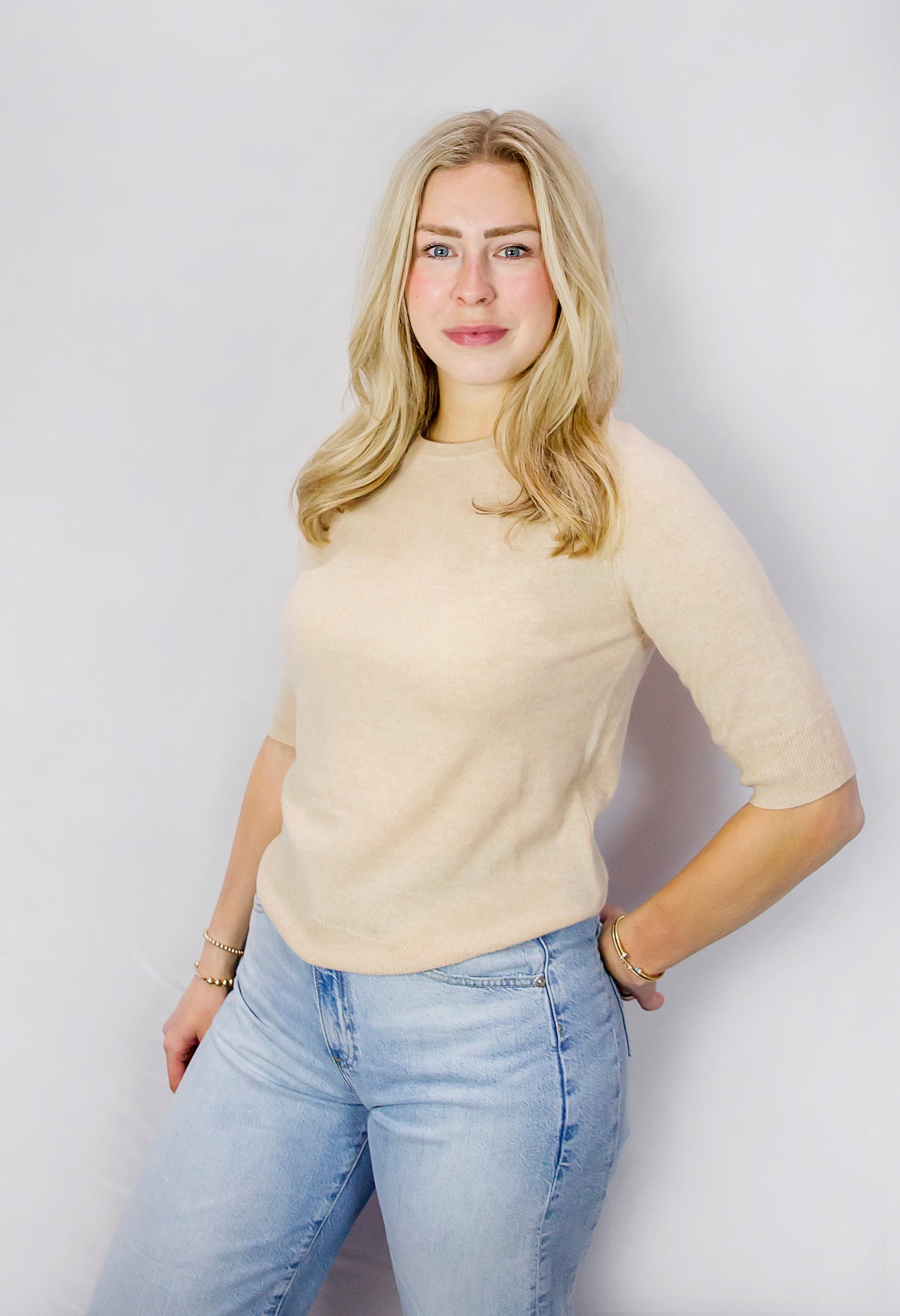 Crewneck Cashmere Tee