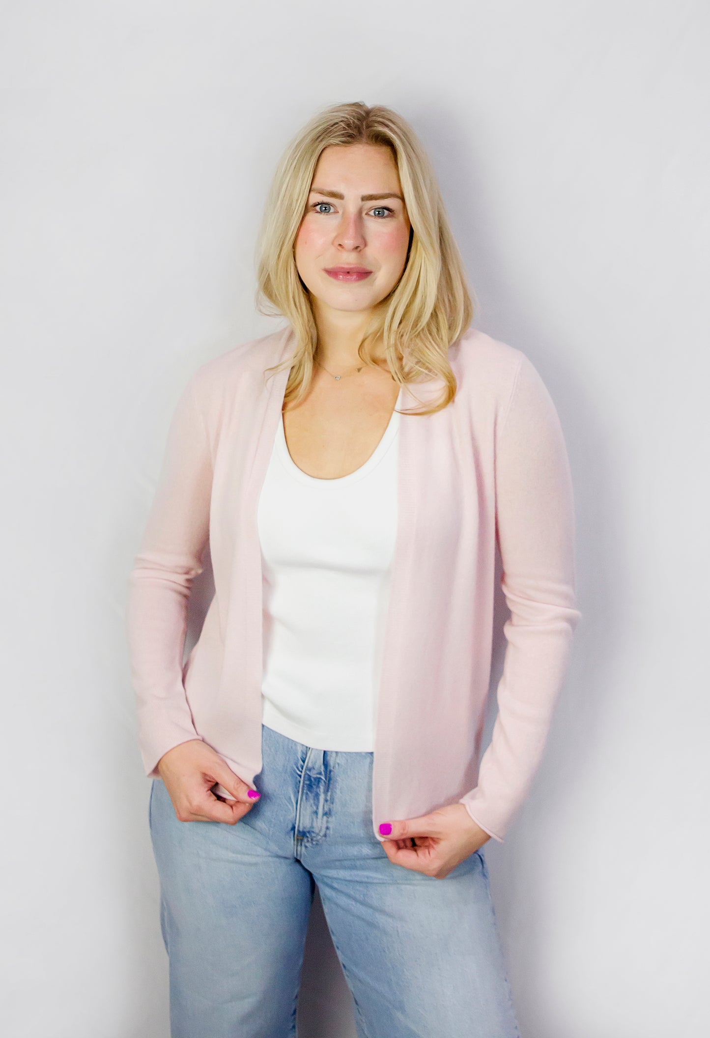 Open Cashmere Cardigan