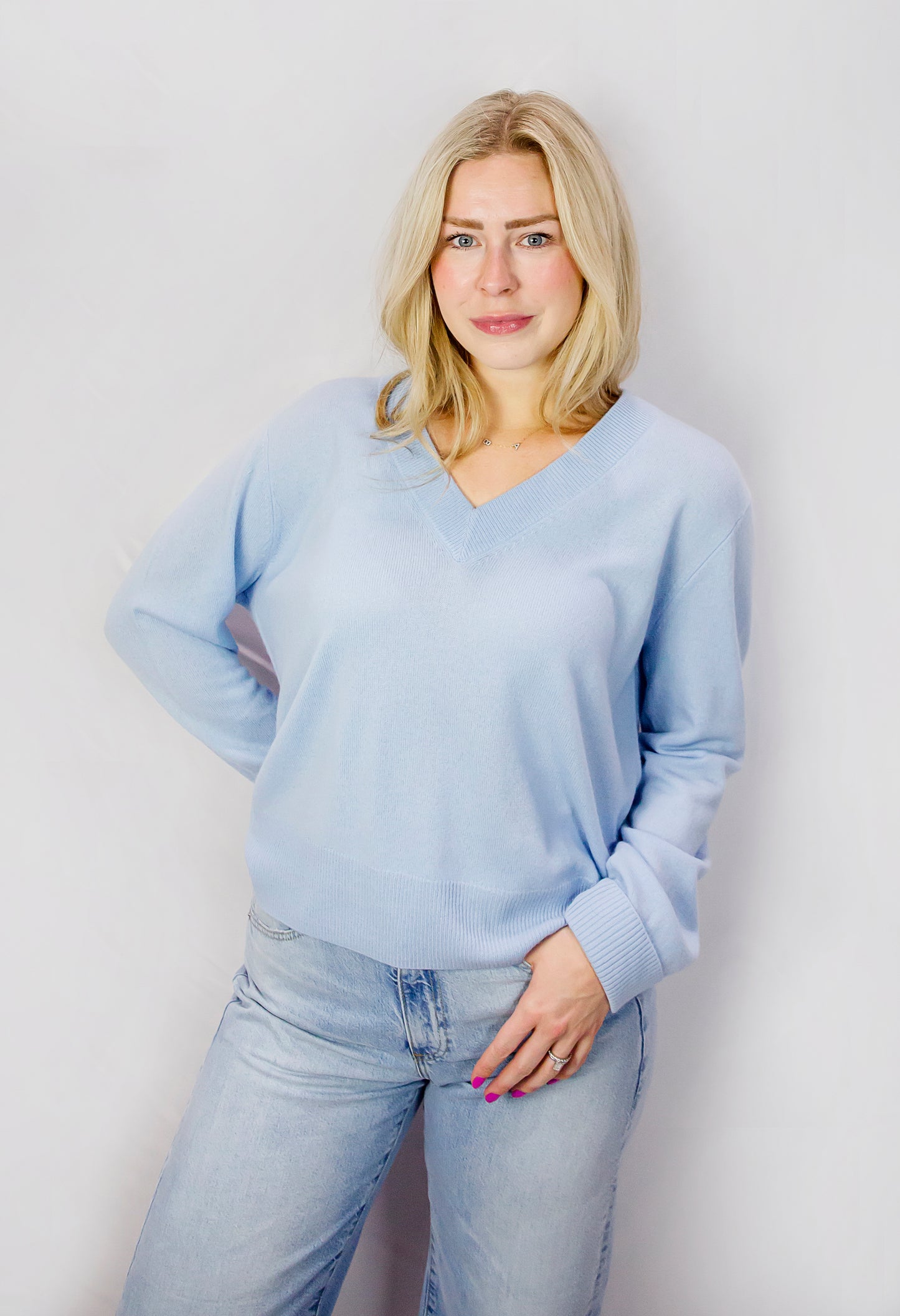 V-Neck Cashmere Sweater