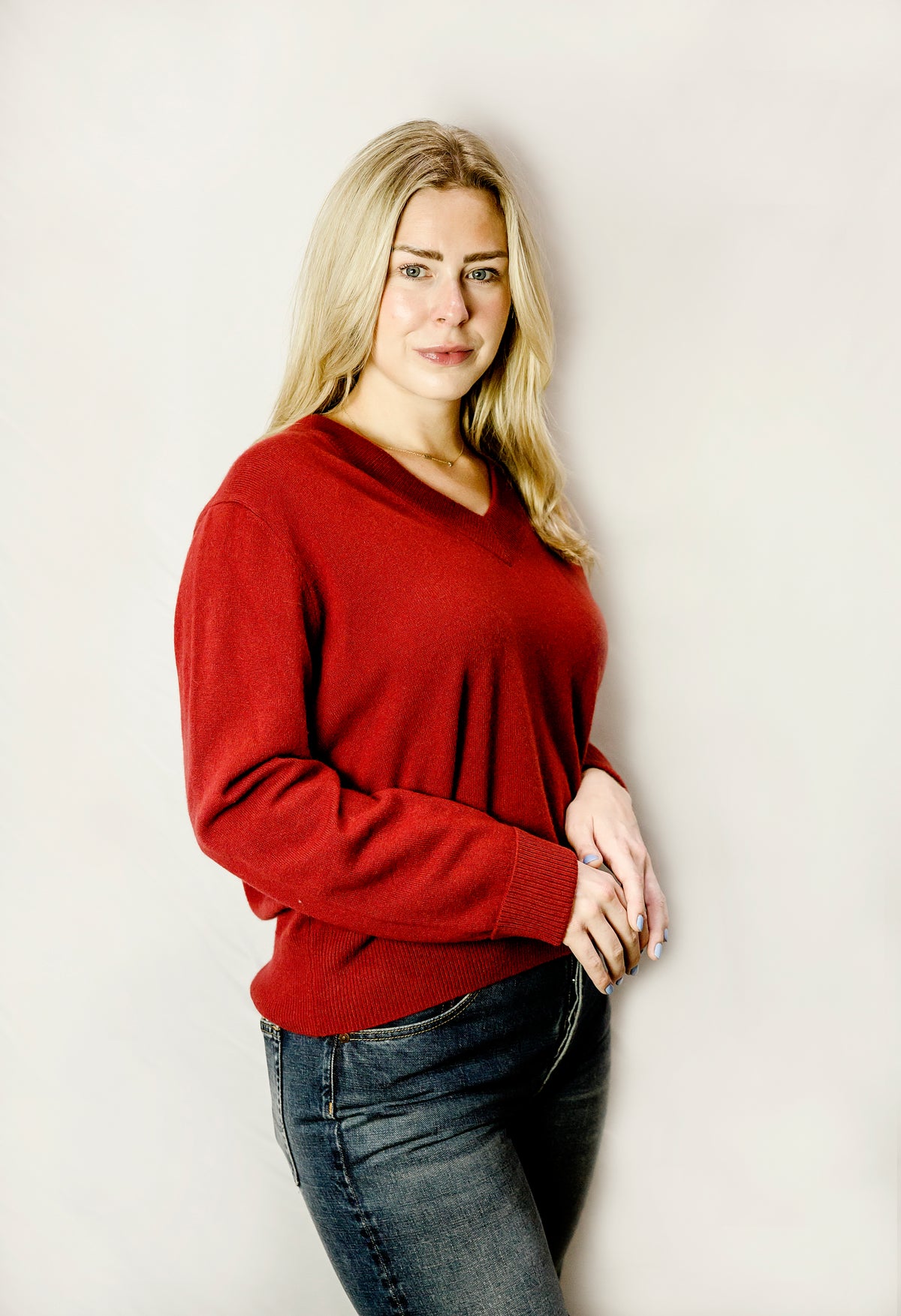 V-Neck Cashmere Sweater