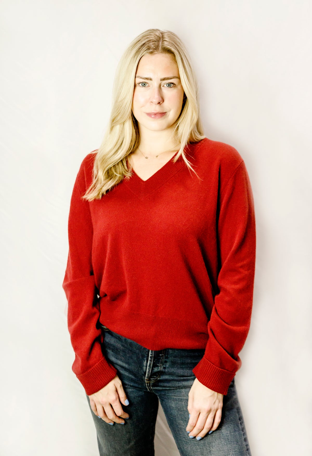 V-Neck Cashmere Sweater