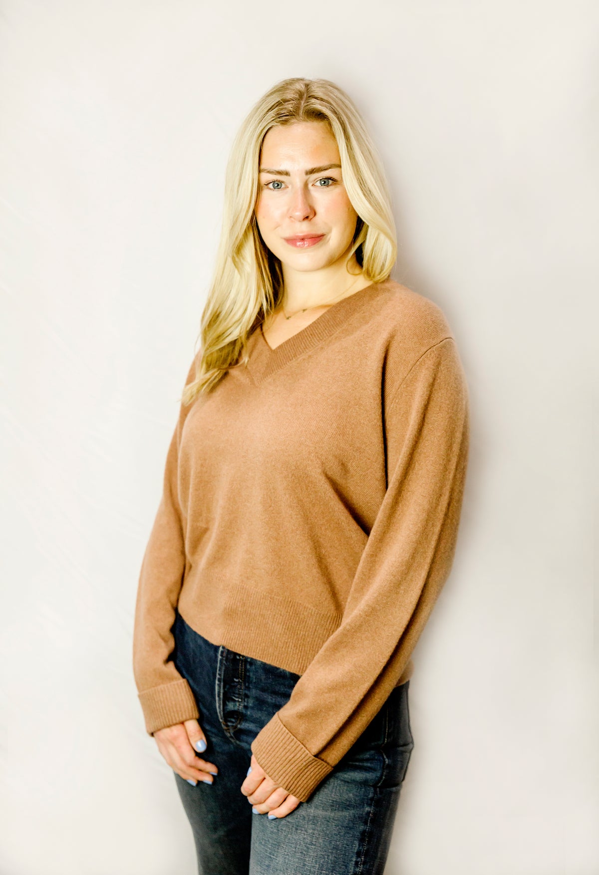 V-Neck Cashmere Sweater