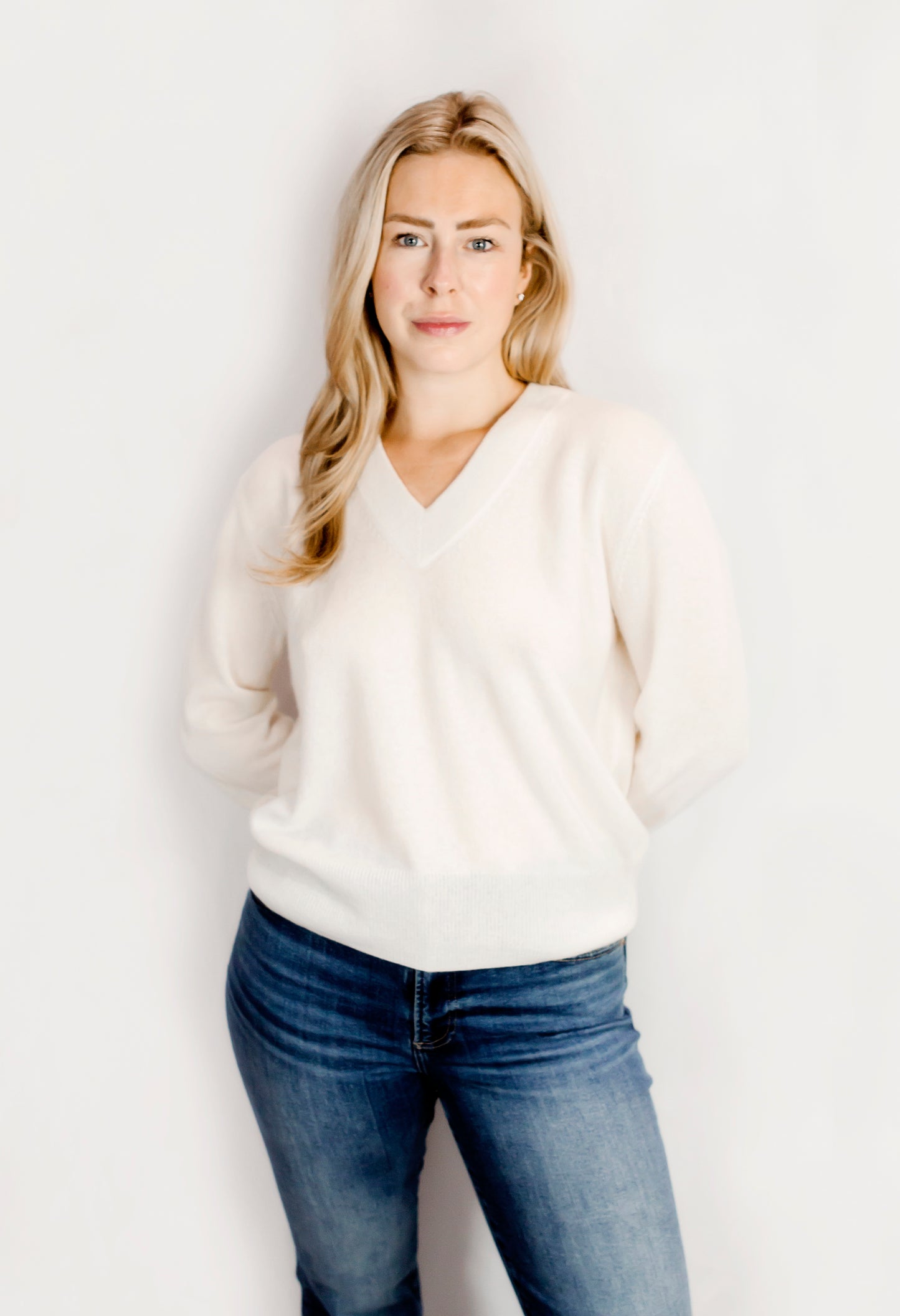 Cream Cashmere Sweater