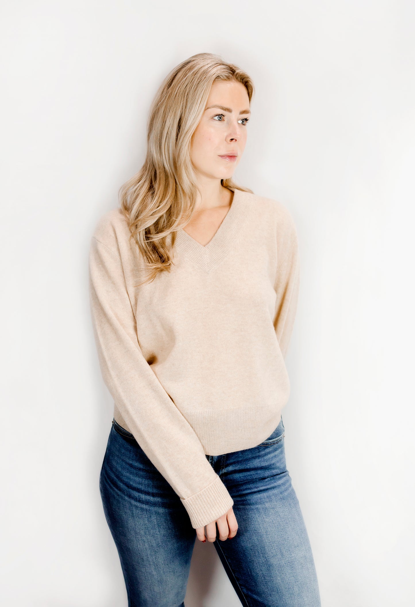 Oatmeal Cashmere Sweater