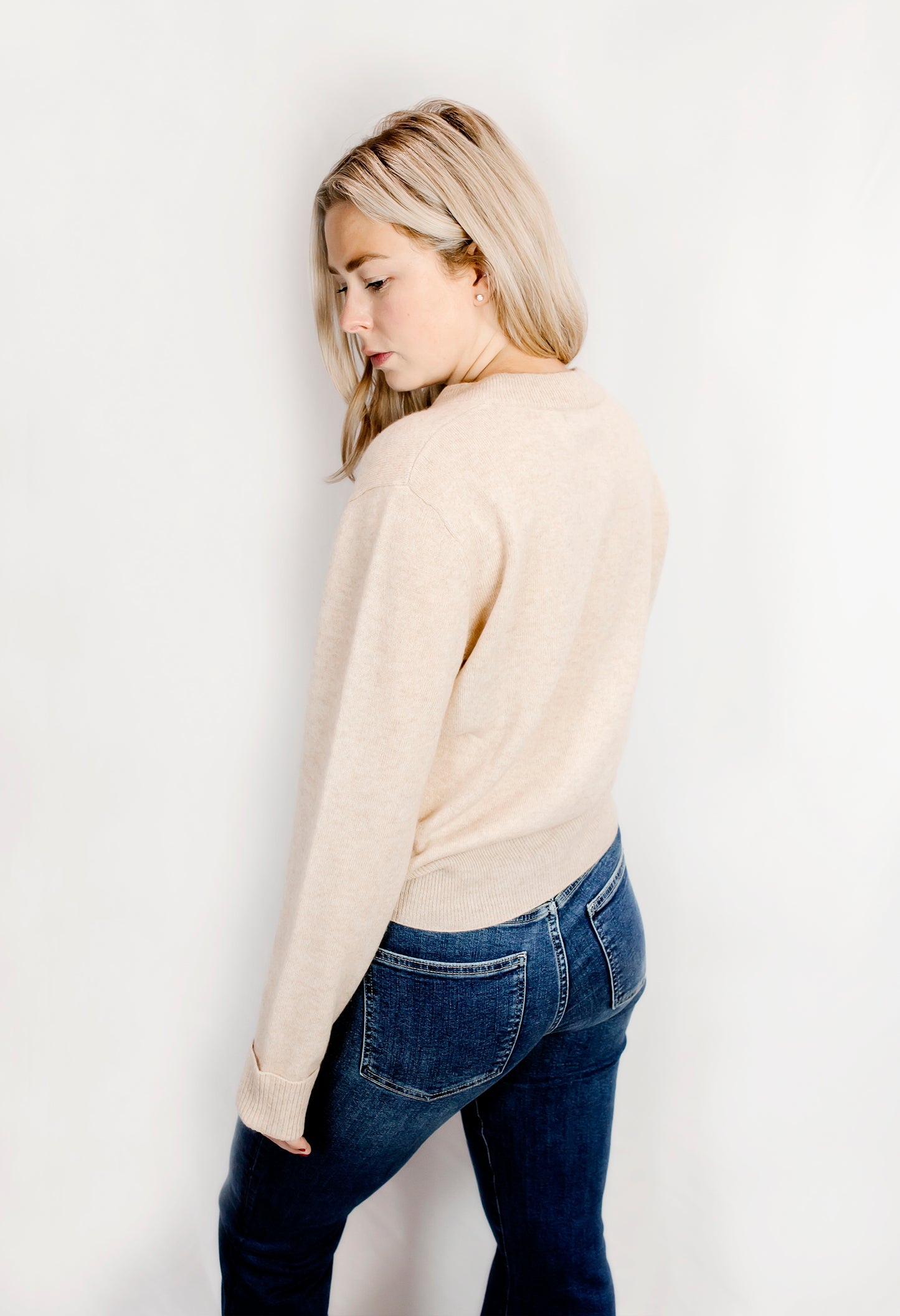 Oatmeal Cashmere Sweater
