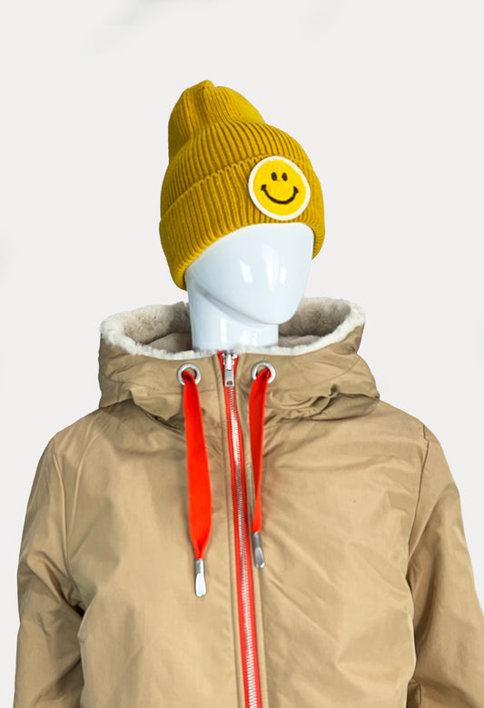 Smilie Beanie Yellow