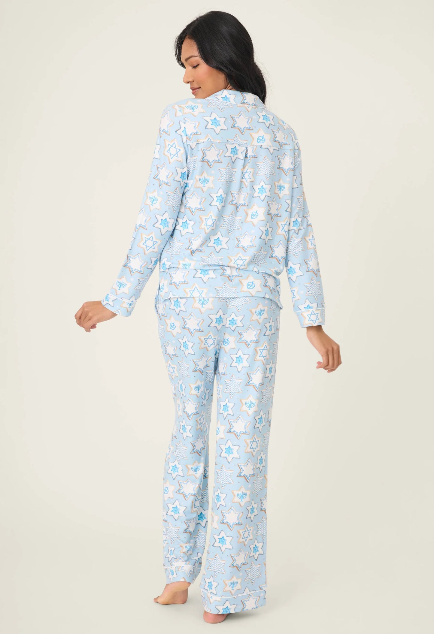 You Had Me At Shalom Cookie Print PJ Set