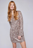 Zadie Sequin Mini Dress