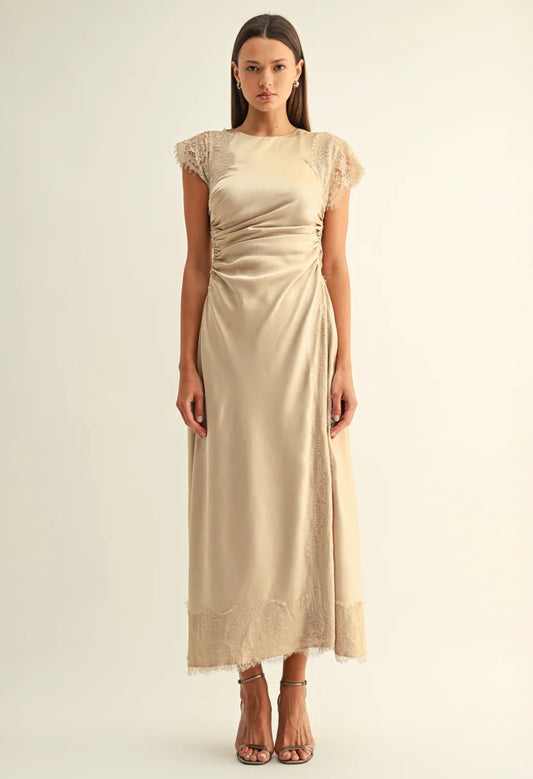 Camila Lace Contrast Rhinestone