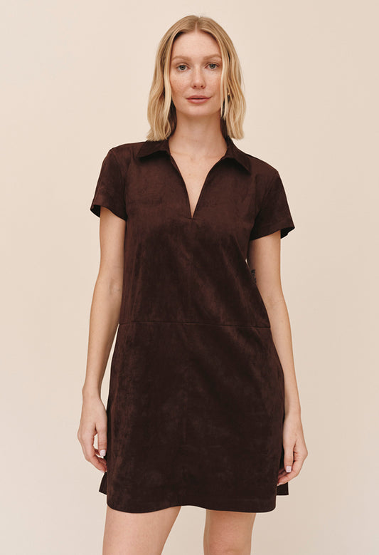 Short Sleeve Pullover A-Line Dress