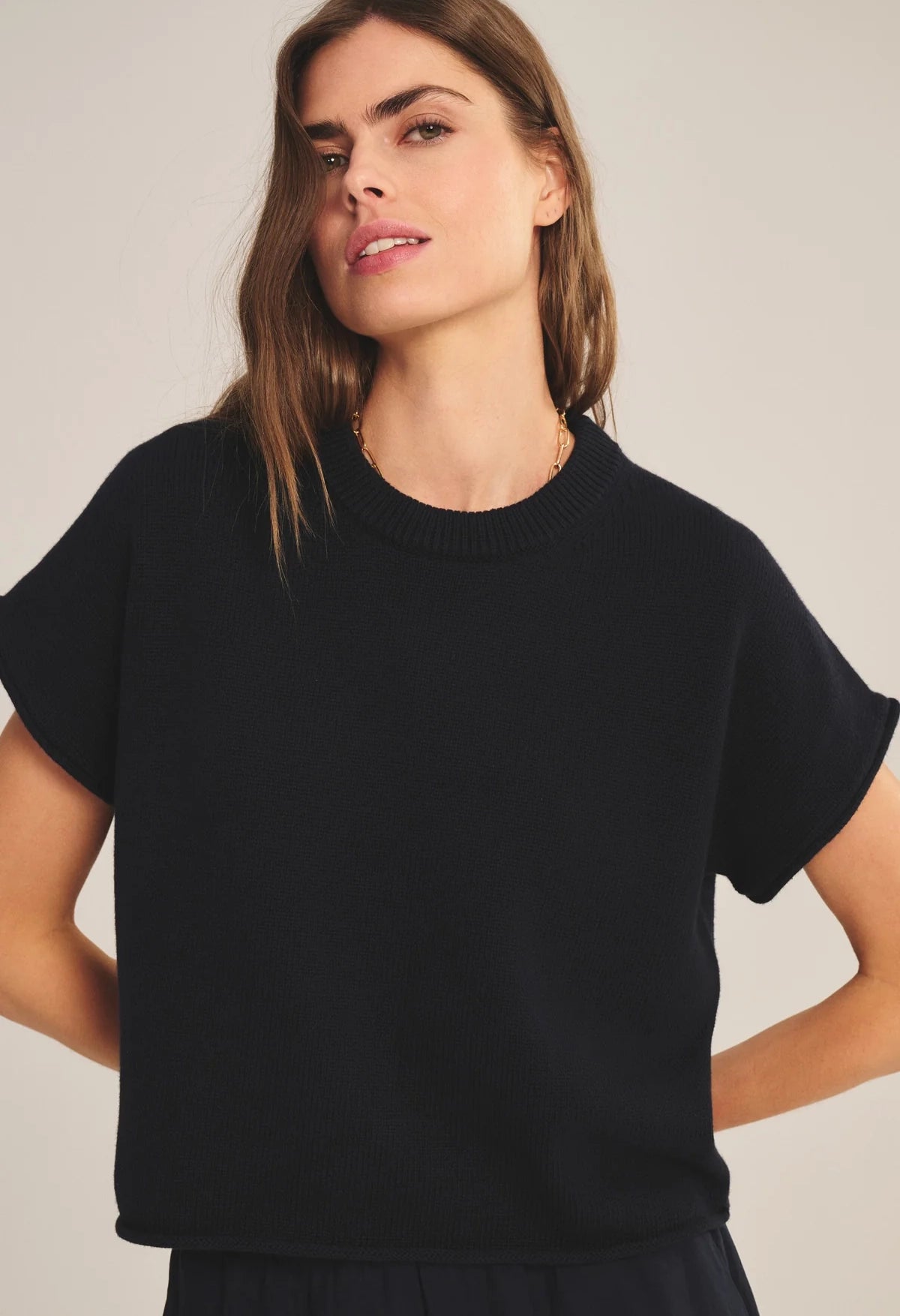 Keeny Cotton Cashmere Sweater
