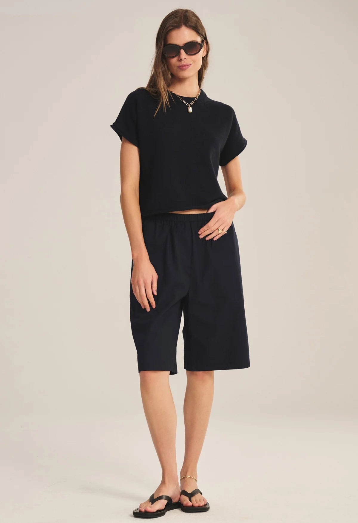 Keeny Cotton Cashmere Sweater