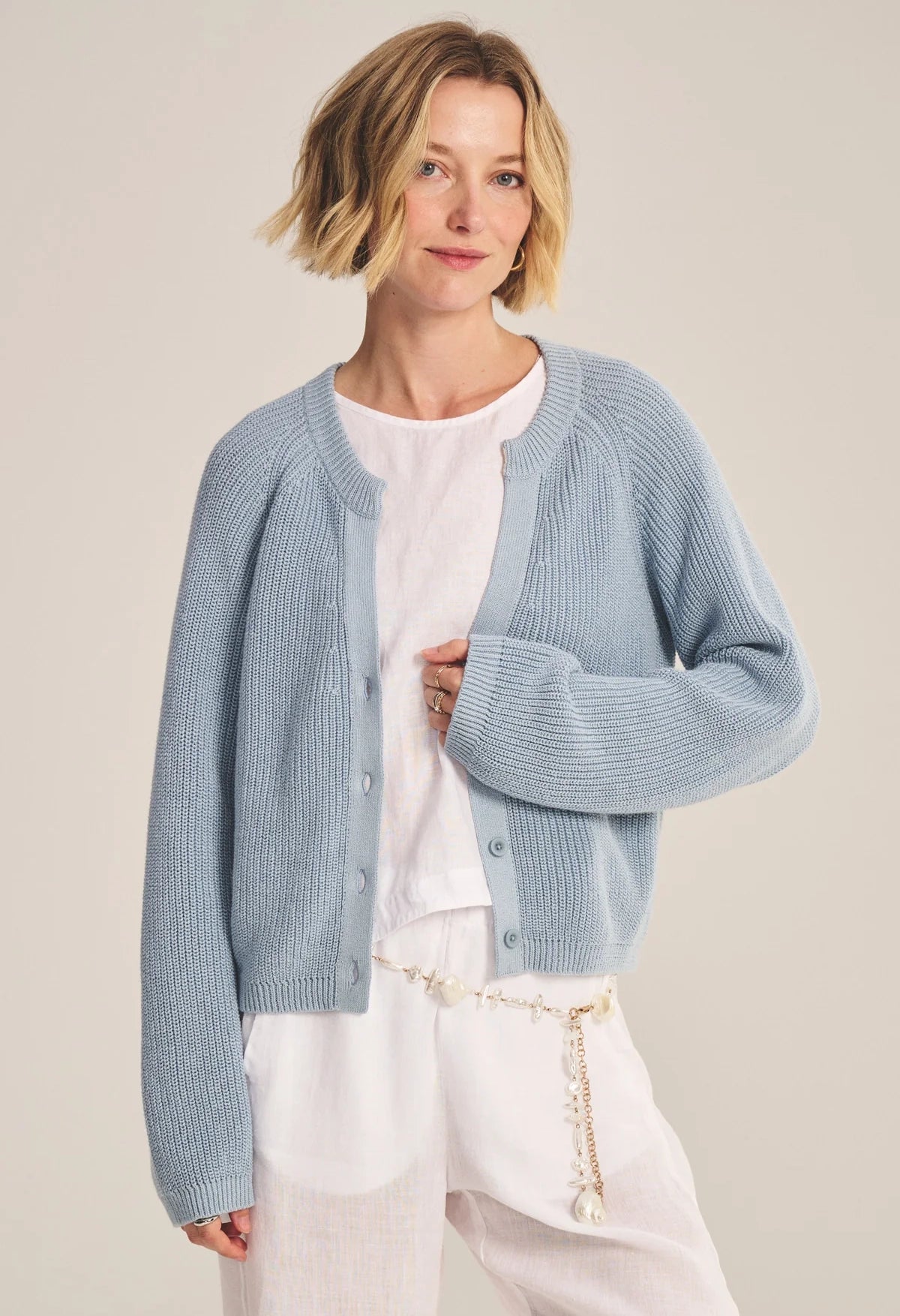 Mirae Textured Pima Cotton Sweater