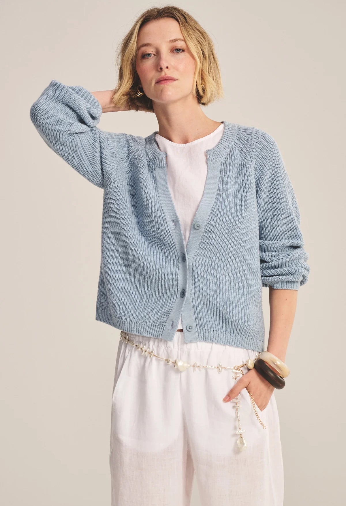 Mirae Textured Pima Cotton Sweater