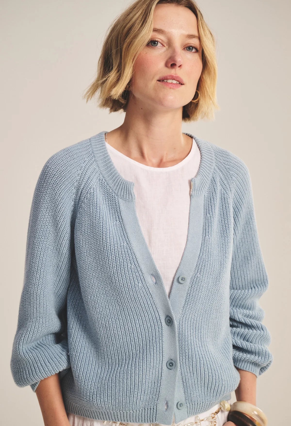Mirae Textured Pima Cotton Sweater