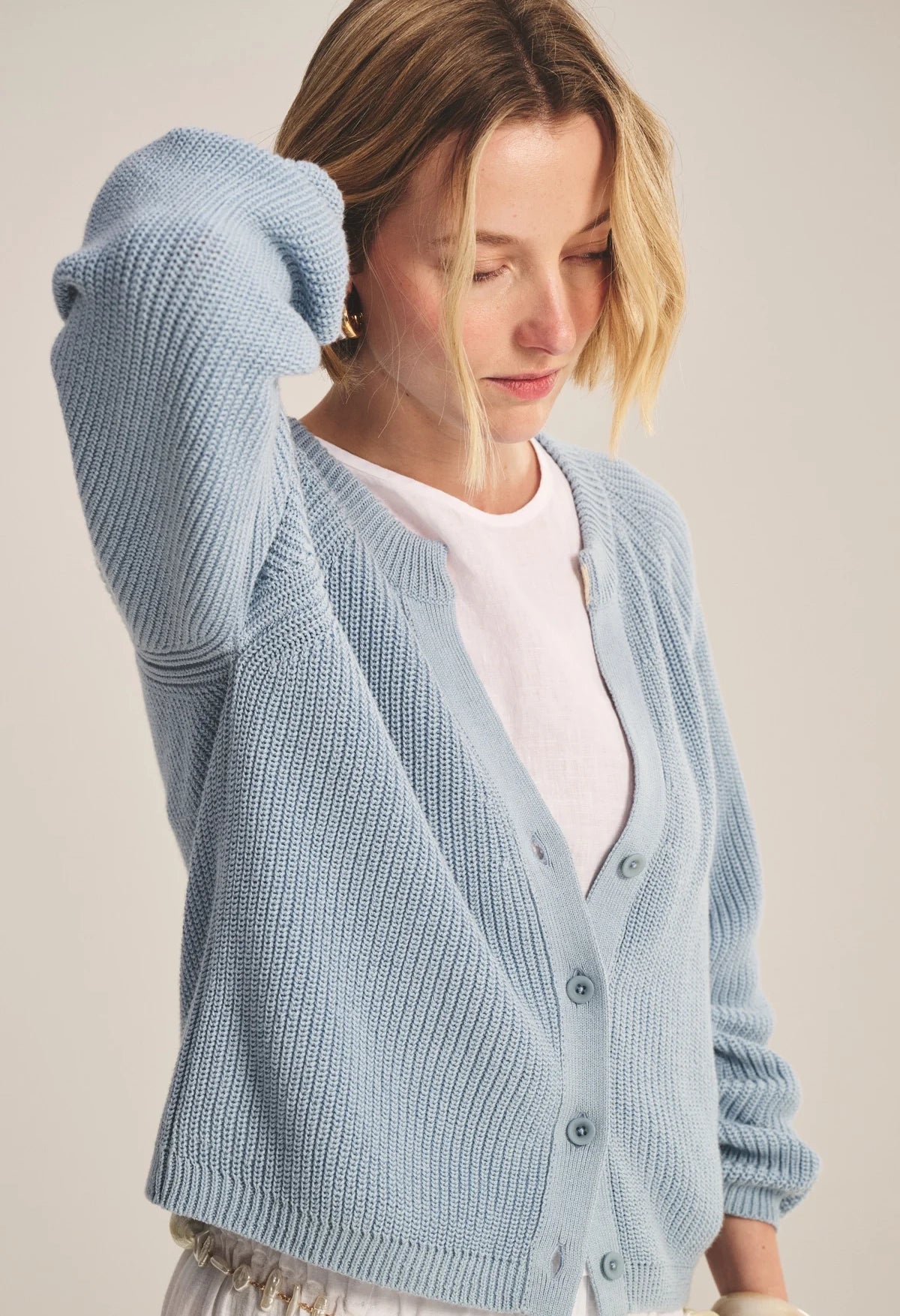 Mirae Textured Pima Cotton Sweater