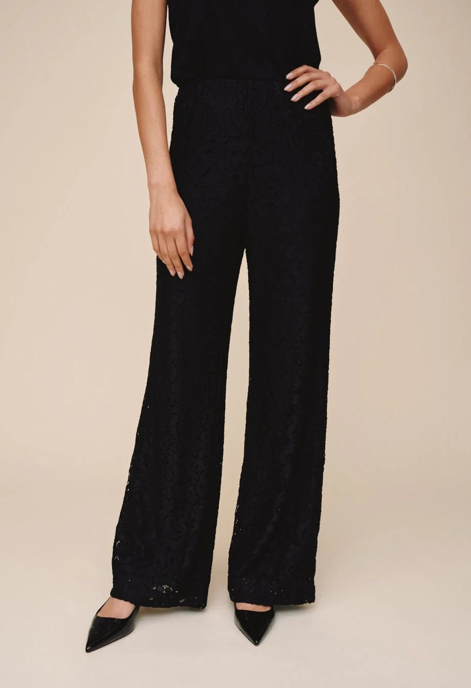 Pull On Stretch Lace Pant
