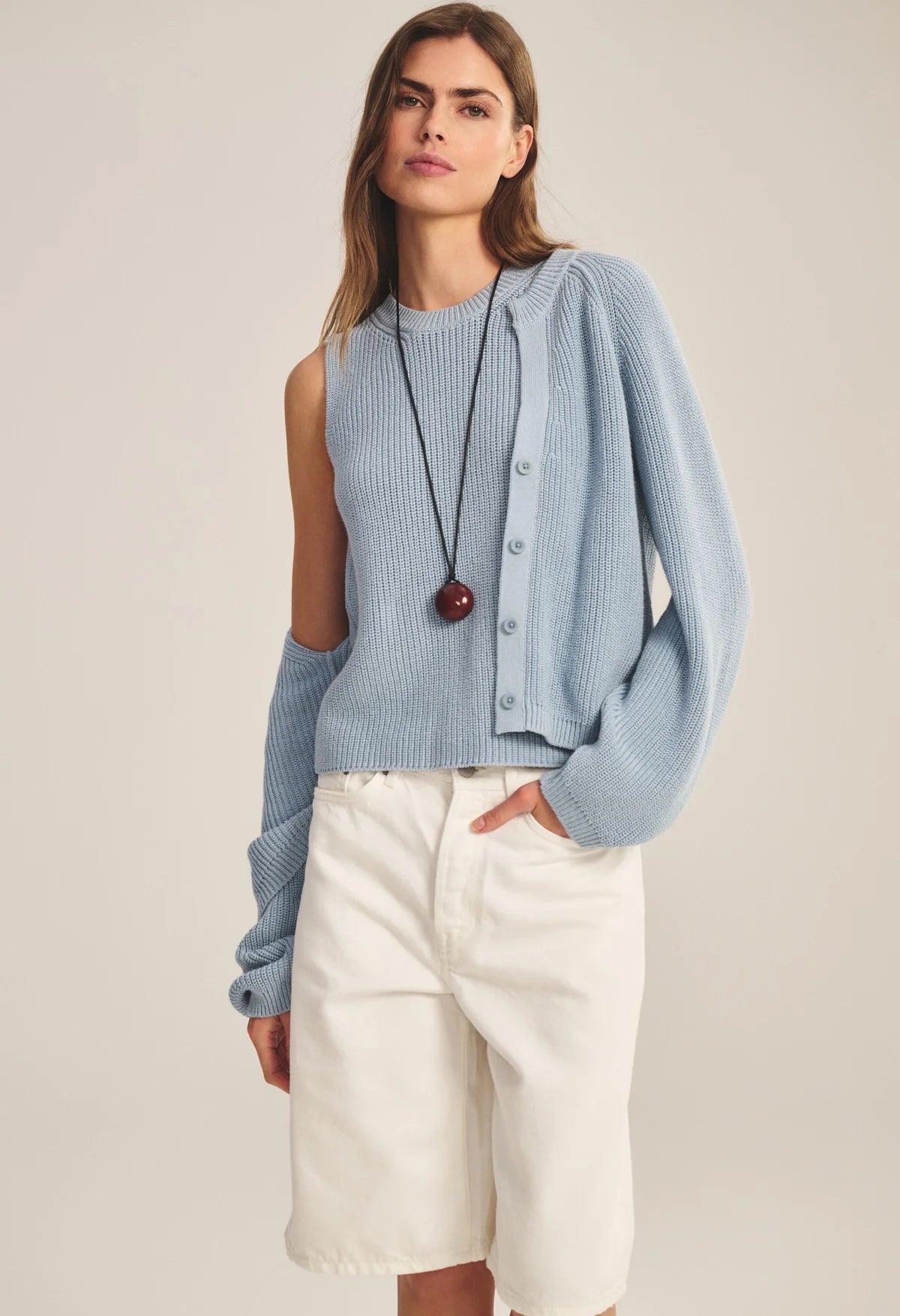 Seretta Textured Pima Cotton Sweater