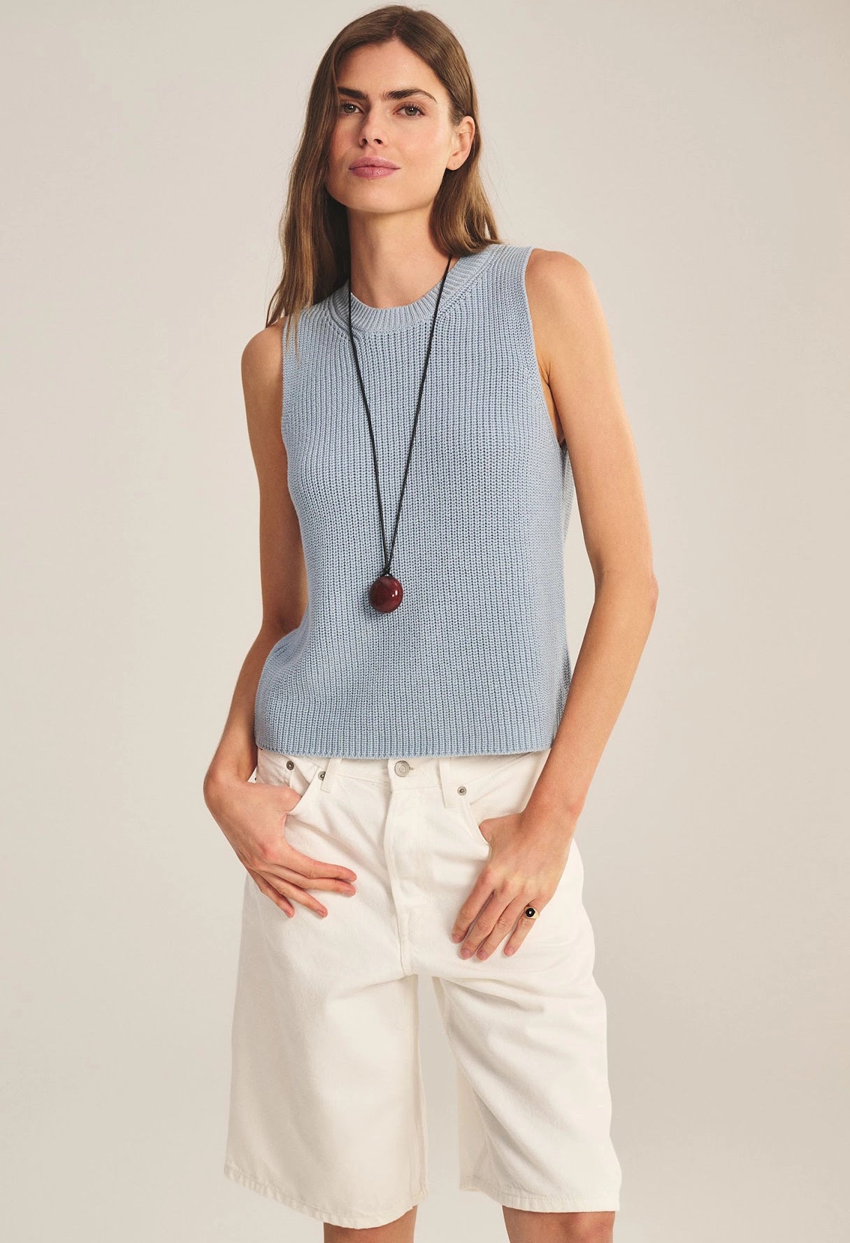 Seretta Textured Pima Cotton Sweater