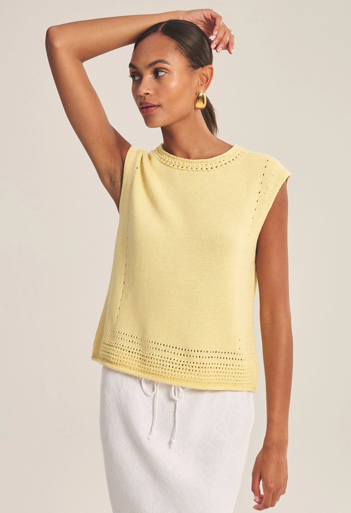 Vanny Novelty Pima Cotton Sweater