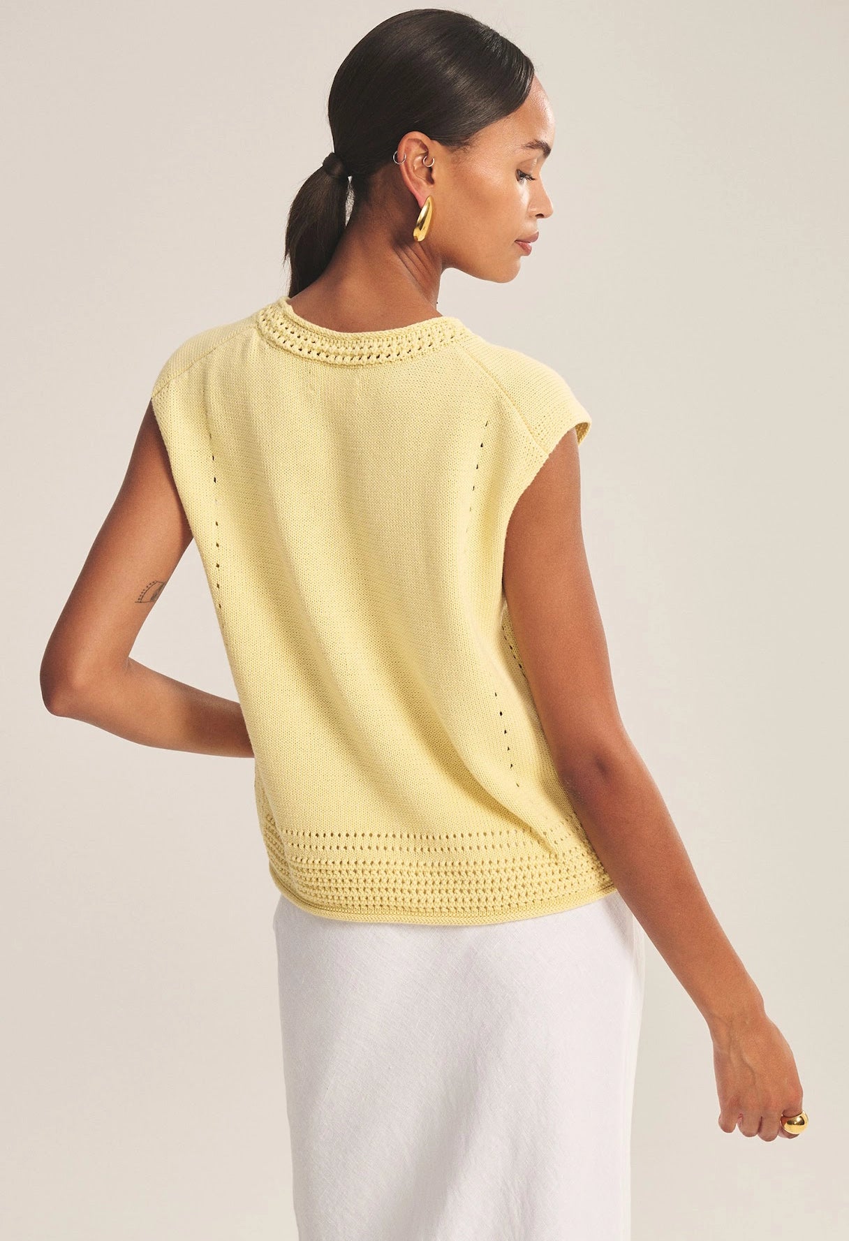 Vanny Novelty Pima Cotton Sweater
