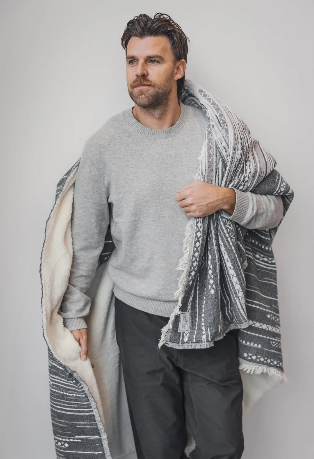 The Chara Fleece Lined Throw