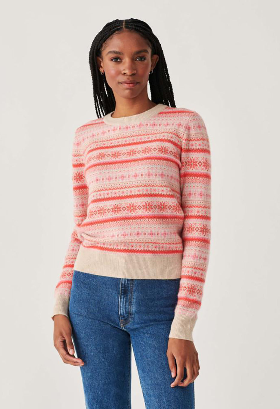 Cashmere Fairisle Crewneck