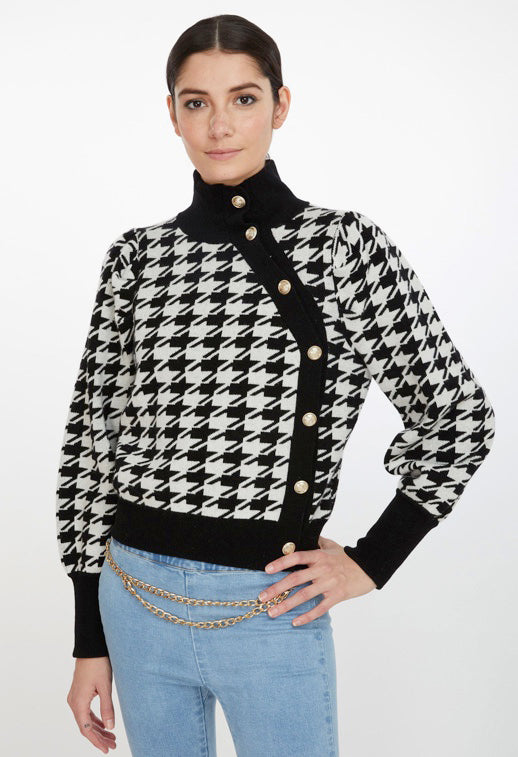 Gabriella Houndstooth Sweater