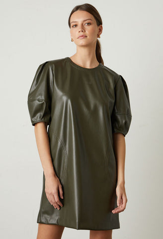 Ashlee Vegan Leather Dress