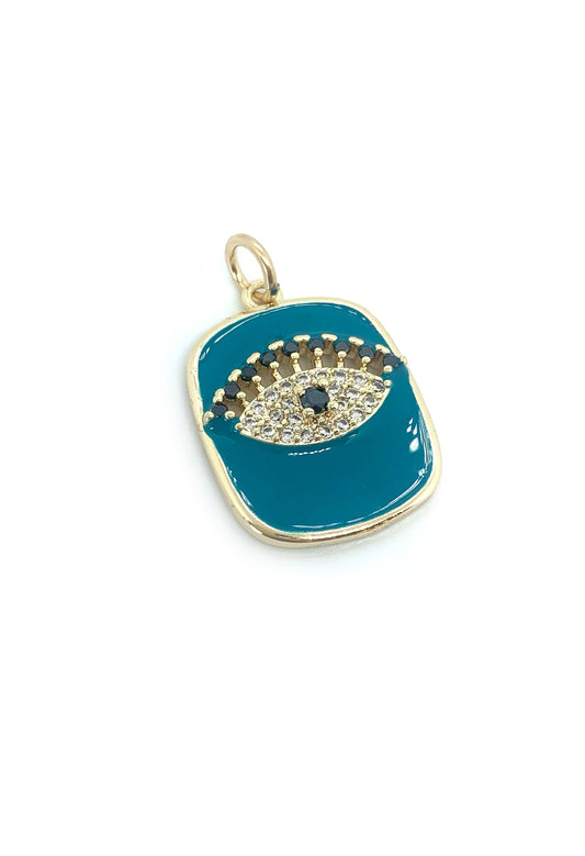 Jocelyn Kennedy - Turquoise Evil Eye Pendant