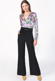 Toni High Rise Belted Trousers